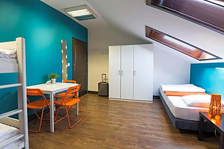 Family Room with Shared Bathroom