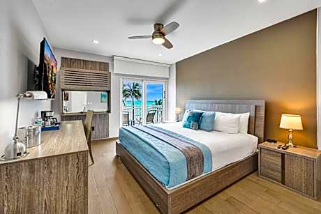 Ocean Front Balcony Room with King Bed