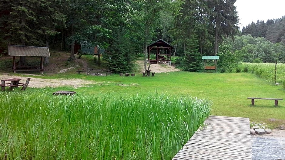 Double room in the cabin at lake Virėkšta