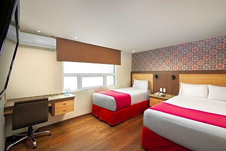 Quadruple Two Double Beds