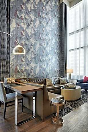 One-Bedroom Bi-Level King Suite with City View - High Floor