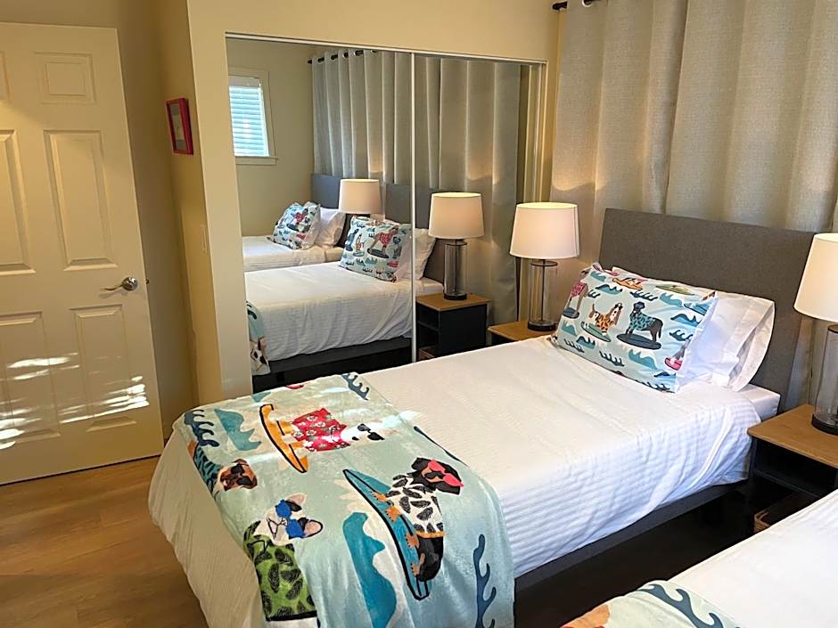 Bright poolside walkout two bedroom basement suite in the Okanagan