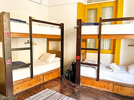 Bed in 6-Bed Male Dormitory Room (Sea-side view)