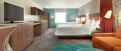 2 Queen Beds Studio Suite