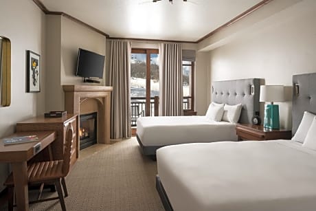 Deluxe Queen Room with Two Queen Beds and Balcony