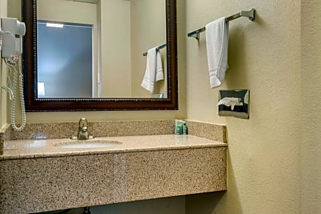 SUITE-1 KING BED,NSMK,OVERSZD,WHRLPL,WRKDSK,MICFRG,WIFI,FULL BREAKFAST