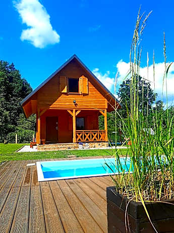 Domek Skowronek z basenem