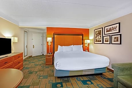 1 King Bed, Superior Mobility/Hearing Accessible Room, Bathtub w/Grab Bars, NSMK