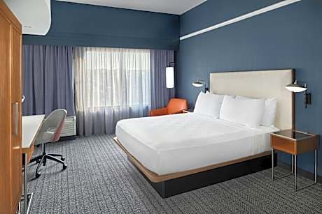 King Room with Roll-In Shower - Mobility Accessible