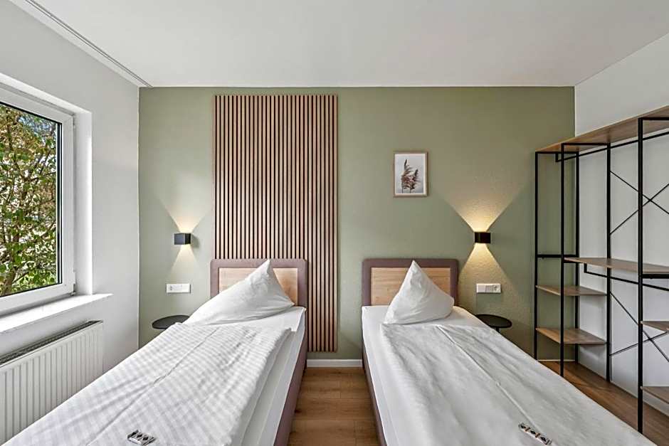 NEU Apart-Hotel Kraut 24-7 Check In Nähe Messe-Airport
