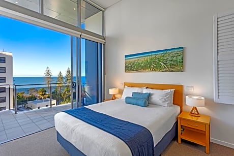 Two-Bedroom Top Floor Ocean View Apartment