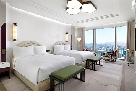 Grand Masters Queen Room with Two Queen Beds and City View