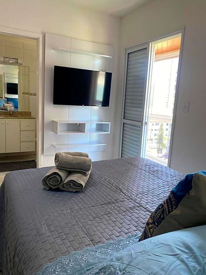 Apartamento no Guarujá com vista para o mar - Praia das Astúrias