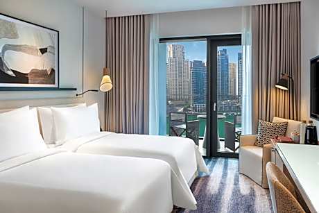 Marina View Deluxe Room with Private Balcony Twin