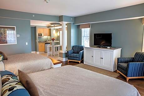 Deluxe Queen Room with Patio and Lake View