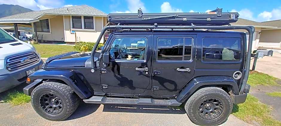 CampCar Maui Jeeps SUVs Hybrid Camper van Rentals with equipment and Travel Advice