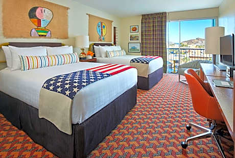 Graduate Queen Room with Two Queen Beds and Patio