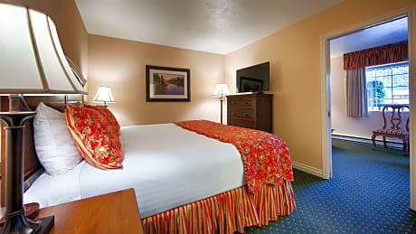 Suite-1 King Bed, Non-Smoking, High Speed Internet Access, Microwave And Refrigerator