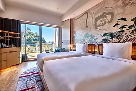 2 Twin Standard Castle View Furnished Balcony