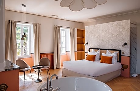 Suite Mme Tronquoy-Suite-Supérieure-SDB privée-Vue sur le vignoble