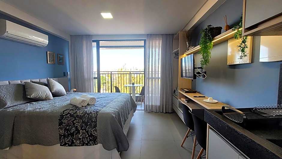 Studio with Balcony and Sea View