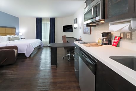 1 King Bed Studio Ste Con Bidet And Tub