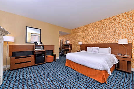 Executive, Guest room, 1 King, Fireplace