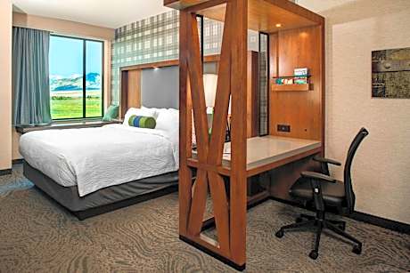 King Suite with Sofa Bed and Roll-in Shower - Mobility and Hearing Accessible