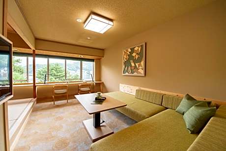 Renewal Twin Room B with Tatami Area and Lake View - Non-Smoking - West Building