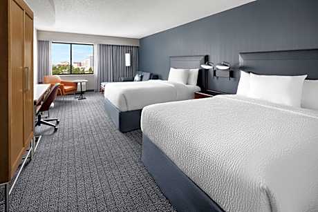 Large Queen Room with Two Queen Beds and Sofa Bed