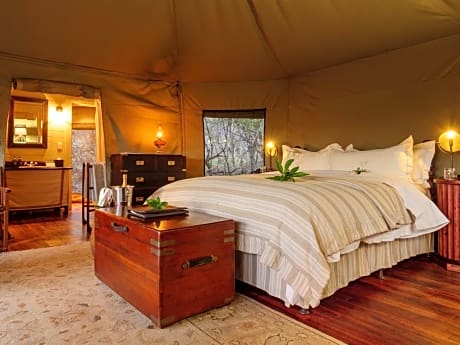 Luxury Tent with Private Plunge Pool with 2 Game Drives