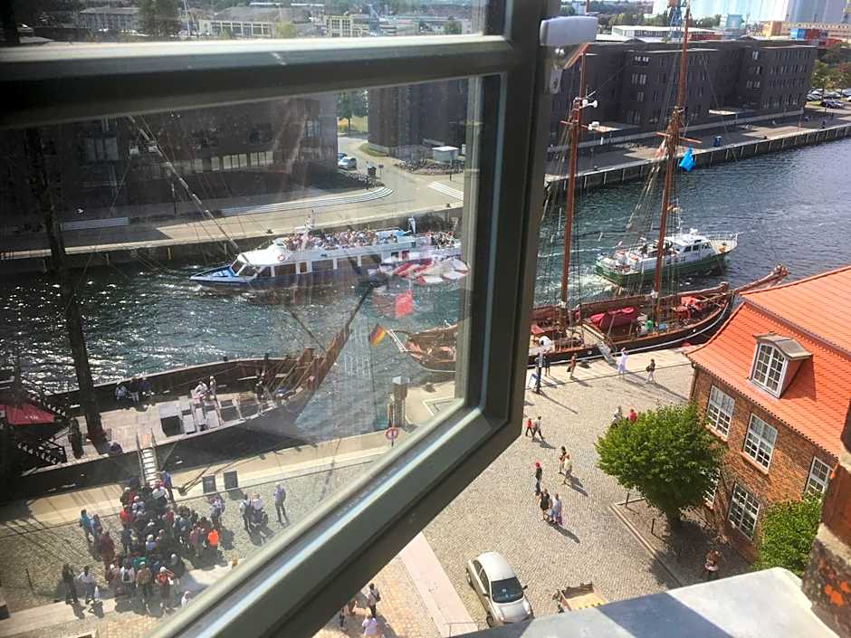 Appartment im Ohlerich Speicher in Wismar mit Stadt -und Meerblick