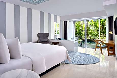Deluxe Room King Bed Lagoon Access, Free Resort Activities, Kids Club Access & 2 Minutes Walk To Jimbaran Beach