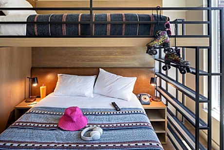 Queen Room with Lofted Twin Bed