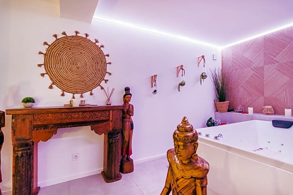 Gîtes Mas des rochers - Romance tropicale avec Spa