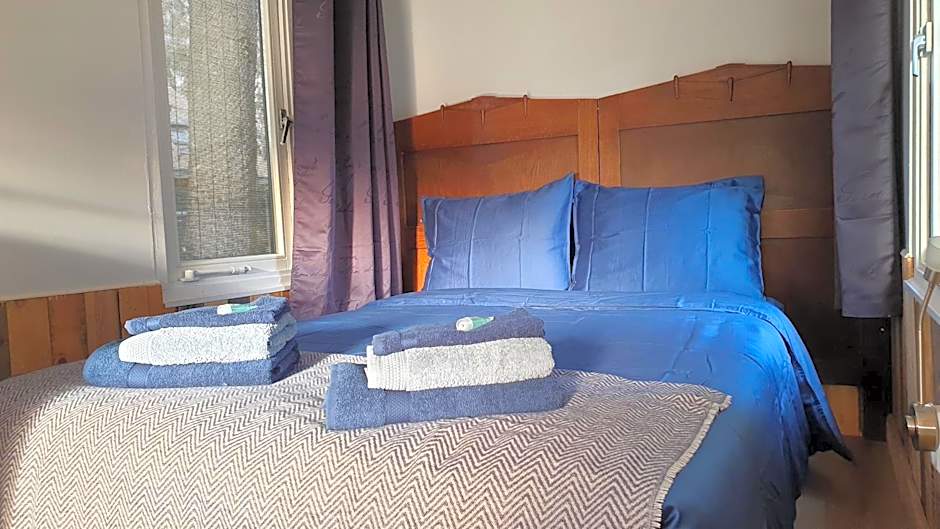 Pipowagen Bed bij Bos