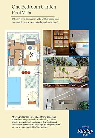 1 King 1 Bedroom Garden Pool Villa