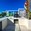 Downtown Los Angeles Skyline balcony view Modern Penthouse