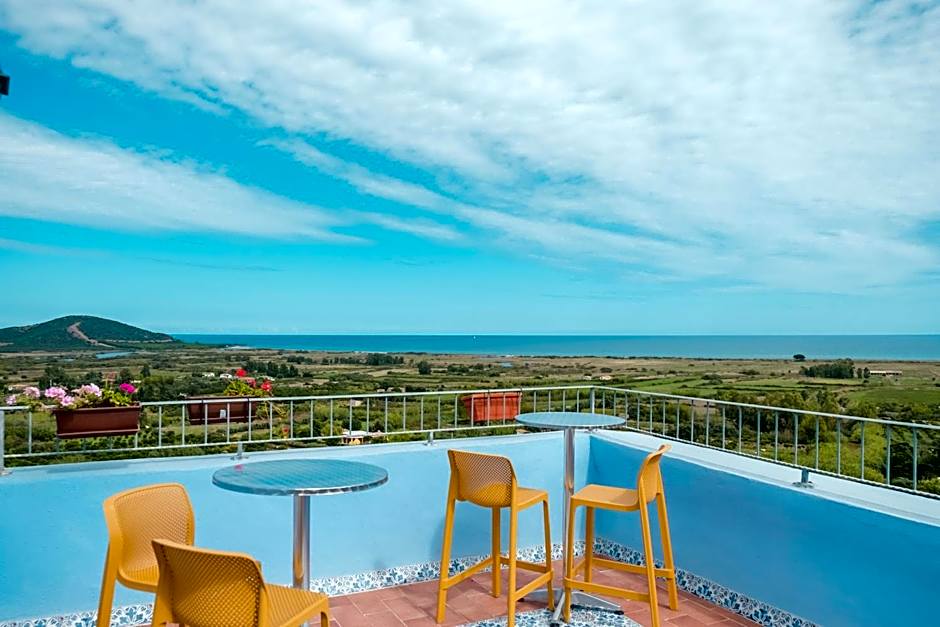 panoramic ROOMS Fora e ' Muros with sea view common terrace , Ammentos Posada