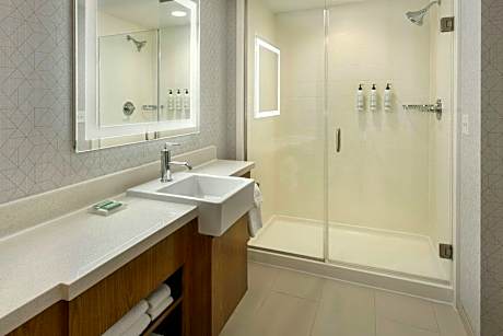 King Suite with Bathtub, Transfer Shower and Trundle Sofa - Mobility Access
