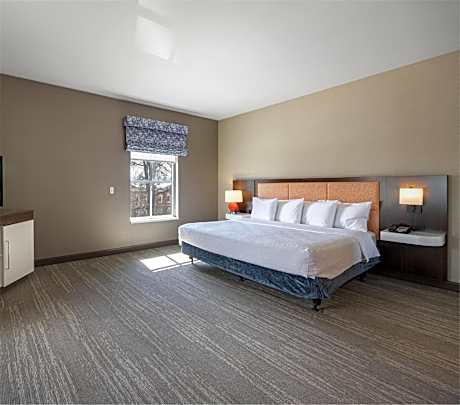 King Suite with Shower - Mobility Accessible/Non-Smoking