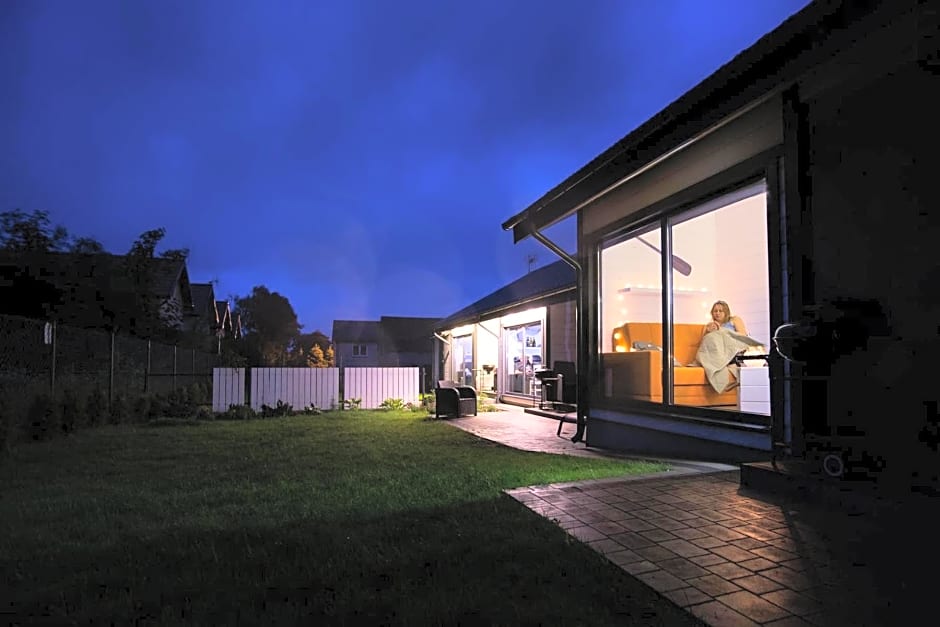 Balfala domki nad morzem