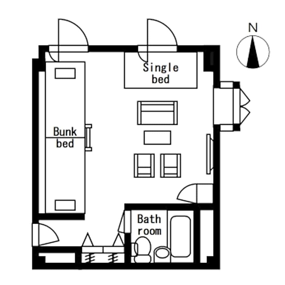 ALPHABED INN Takamatsuekimae