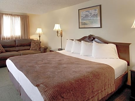 1 King Bed, Non-Smoking, High Speed Internet Access, Microwave And Refrigerator, Coffee Maker, Iron 