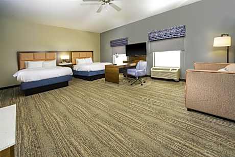 Queen Studio Suite with Two Queen Beds - Non-Smoking