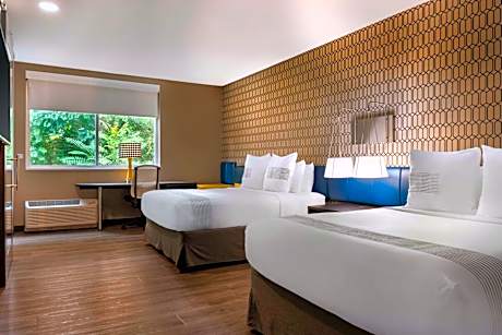 Queen Room with Two Queen Beds and Bath Tub - Disability Access