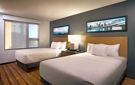 Studio Suite with Two Queen Beds, Sofa Bed and Kitchen