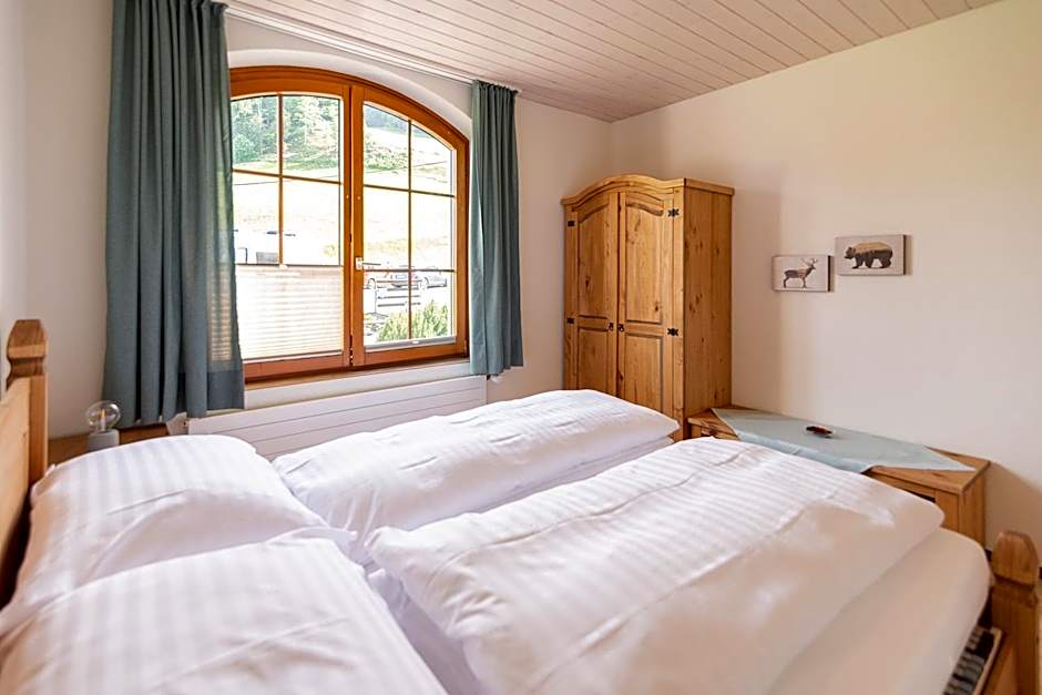Aparthotel-Almgasthaus Gemsli - A bisal Österreich überm Schweizer Rheintal