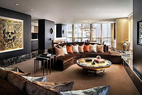 The BISHA Suite, 1 Bedroom Presidential Suite, 1 King, City view, Corner room, Tub, Terrace