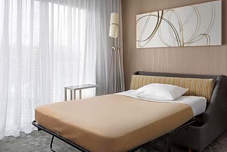 One-Bedroom Double Suite with Two Double Beds and Sofa Bed